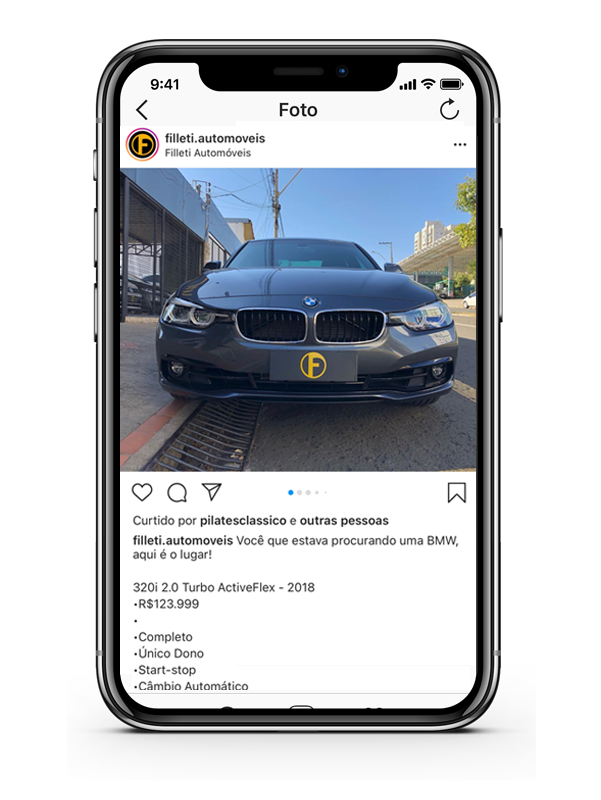 Filleti Automóveis no Instagram